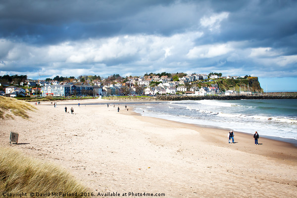 Blustery walk at Ballycastle Picture Board by David McFarland
