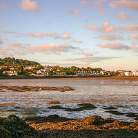 Buy canvas prints of Sunset glow near Dundrum by David McFarland