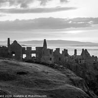 Buy canvas prints of The old ruin of Dunluce Castle by David McFarland
