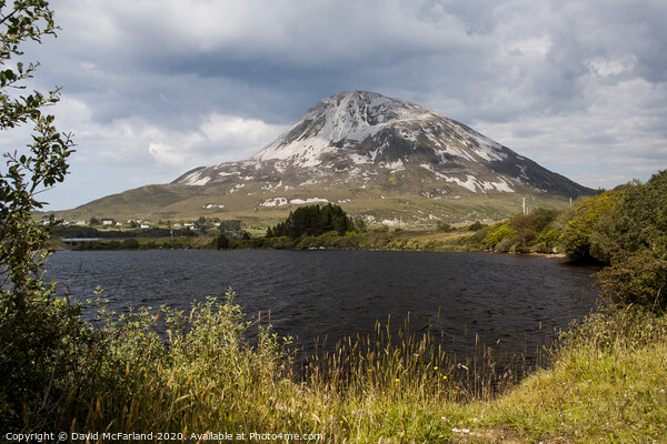 Errigal Mountain Picture Board by David McFarland