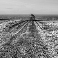 Buy canvas prints of Mussenden Temple in Londonderry, Northern Ireland by David McFarland
