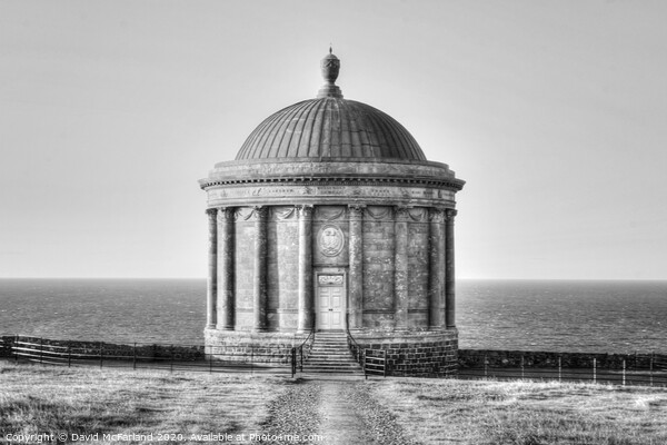 Mussenden Temple Northern Ireland Picture Board by David McFarland