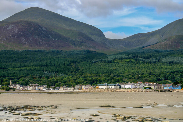 Where the mountains of Mourne sweep down to the se Picture Board by David McFarland