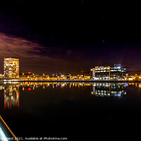 Buy canvas prints of Majestic Belfast Waterfront by David McFarland