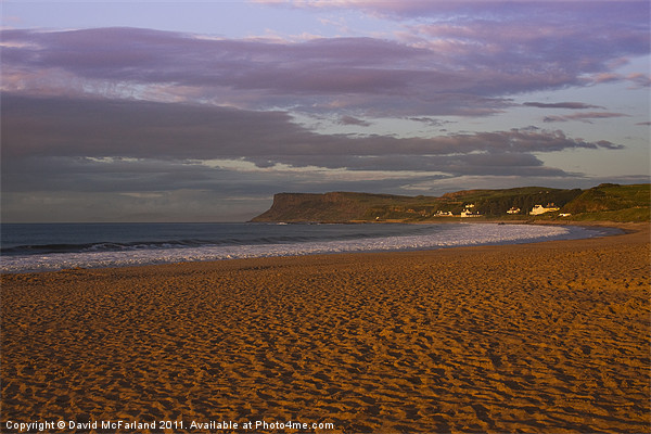 Ballycastle evening Picture Board by David McFarland