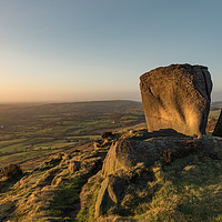Buy canvas prints of Peak District Sun Set by Rob Camp