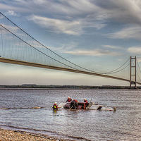 Buy canvas prints of Humber Recovery 2014 by Martin Parkinson