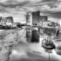 Buy canvas prints of River Hull Dusk  2013 by Martin Parkinson