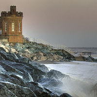 Buy canvas prints of Withernsea Storm by Martin Parkinson
