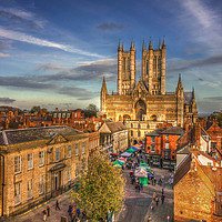 Buy canvas prints of Lincoln Cathedral by Martin Parkinson