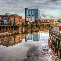 Buy canvas prints of River Hull by Martin Parkinson