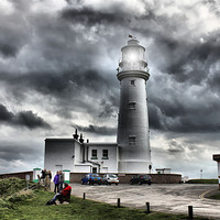 Buy canvas prints of flamborough lighthouse by Martin Parkinson