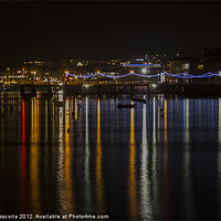 Buy canvas prints of Prince of Wales Pier at Night by Brian Roscorla