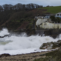 Buy canvas prints of Stormy falmouth by Brian Roscorla