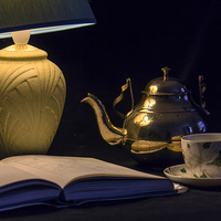 Buy canvas prints of Tea and a Good Book by Brian Roscorla