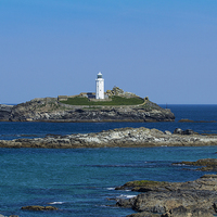 Buy canvas prints of Godrevy Lighthouse by Brian Roscorla