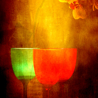Buy canvas prints of Light Filled Wine by Brian Roscorla