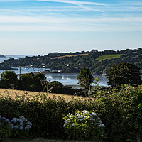 Buy canvas prints of View over restronguet Creek by Brian Roscorla