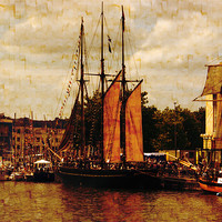 Buy canvas prints of Bristol Harbour Festival by Brian Roscorla