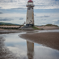 Buy canvas prints of Talacre Lighthouse by Andy Morley