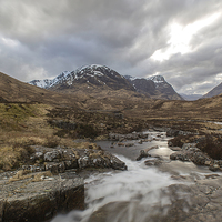 Buy canvas prints of  Valley Near Fort William Scotland by Mark Gorton