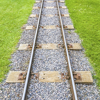 Buy canvas prints of Train Line to Nowhere! by Mark Gorton