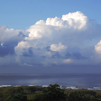 Buy canvas prints of Clouds Off Coast  by james balzano, jr.