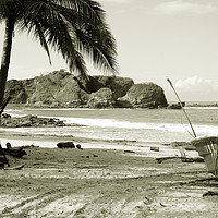 Buy canvas prints of Duo-tone image of Playa Pelada by james balzano, jr.