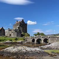 Buy canvas prints of Eilean Donan Castle by raymond mcintosh