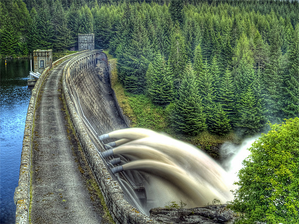 Summer Rain On Laggan Dam. Picture Board by Aj’s Images