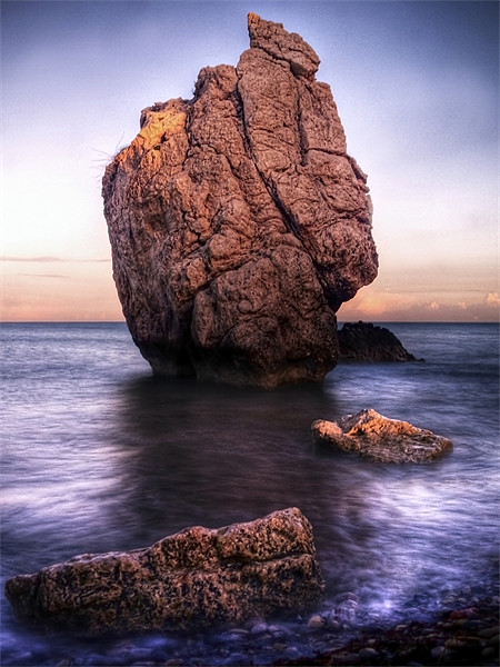 Sunset On Aphrodite's Beach Picture Board by Aj’s Images