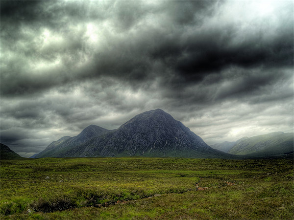 Stormy Clouds Over Glen Coe Picture Board by Aj’s Images