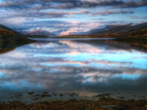 Morning Reflections On Loch Leven Picture Board by Aj’s Images