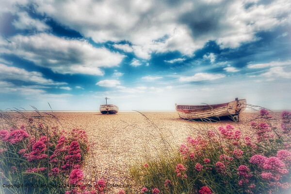 Wooden Boats at Aldeburgh beach Picture Board by Aj’s Images