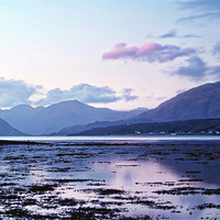 Buy canvas prints of Evening light Over Loch Leven by Aj’s Images