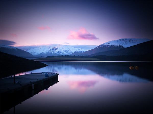 Dusk On Loch Leven Picture Board by Aj’s Images