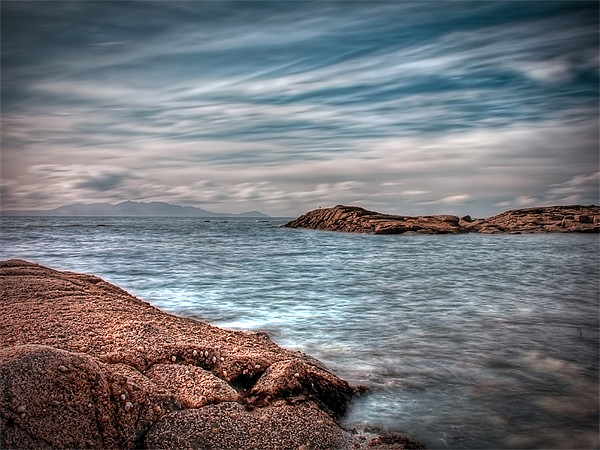Isle of Arran from Troon Picture Board by Aj’s Images