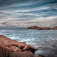 Buy canvas prints of Isle of Arran from Troon by Aj’s Images