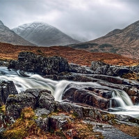 Buy canvas prints of River Etive by Aj’s Images