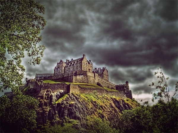 Edinburgh Castle Scotland Picture Board by Aj’s Images