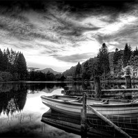 Buy canvas prints of Loch Ard Scotland by Aj’s Images