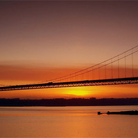 Buy canvas prints of The Forth Road Bridge by Aj’s Images