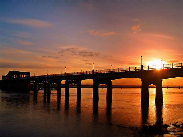 Sunshine Over The Kincardine Bridge. Picture Board by Aj’s Images