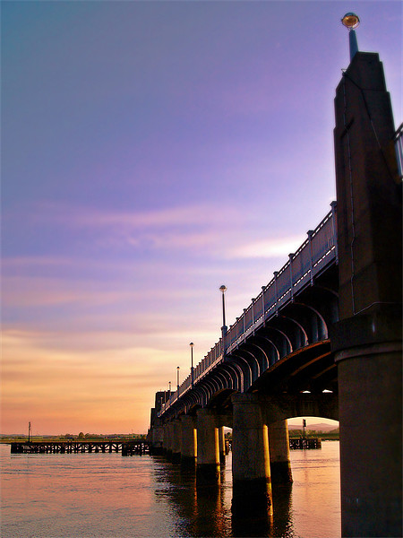 The Kincardine Bridge At Dusk Picture Board by Aj’s Images