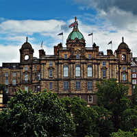 Buy canvas prints of HBOS Head Office In Edinburgh, Scotland. by Aj’s Images