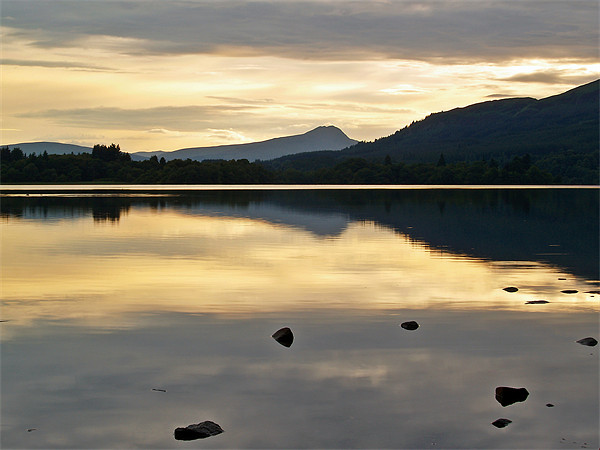 Silence on Lake Of Menteith Picture Board by Aj’s Images