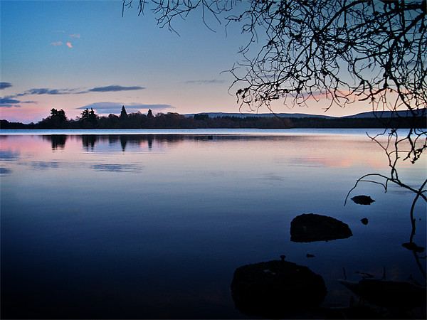 Reflections On Lake Mentieth Scotland Picture Board by Aj’s Images