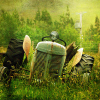 Buy canvas prints of Tractor Tears by Aj’s Images
