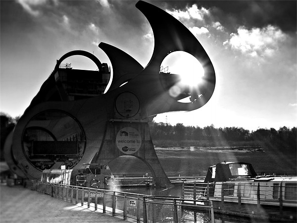 The Falkirk Wheel Picture Board by Aj’s Images