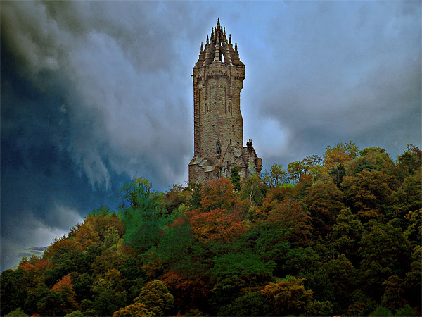The Wallace Monument, Scotland Picture Board by Aj’s Images